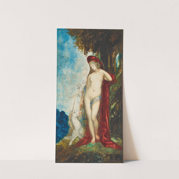 Femme et Licorne (1885) by Gustave Moreau