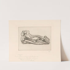 Femme étendue à la draperie (1926) by Aristide Maillol