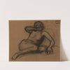 Femme nue, à demi-étendue by Pierre Puvis de Chavannes
