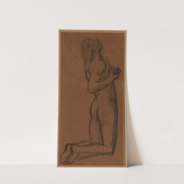 Femme nue agenouillée (1874-1878) by Pierre Puvis de Chavannes