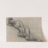 Femme nue allongée (1879) by Pierre Puvis de Chavannes