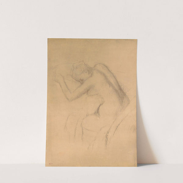 Femme Nue Assise (1899) by Edgar Degas