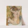Femme nue, de dos, se coiffant (femme se peignant) (ca 1886-1888.) by Edgar Degas