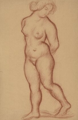 Femme nue debout