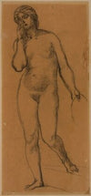 Femme nue debout, de face (1866-1869)