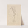Femme nue debout de trois quarts vers la droite (1905-1907) by Amedeo Modigliani