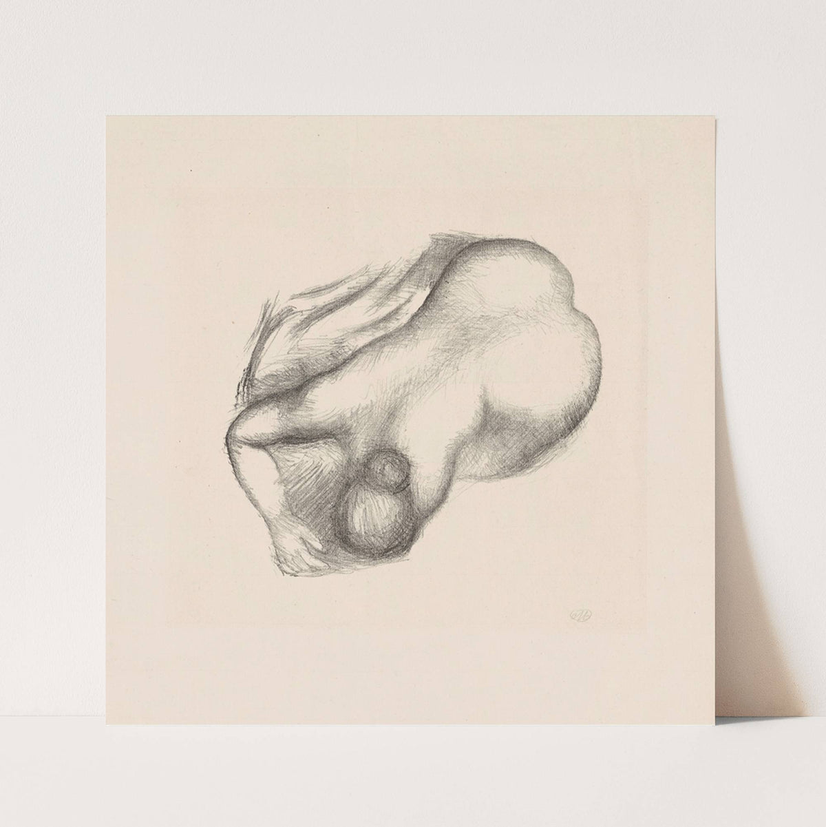 Femme nue penchée en avant (1925) by Aristide Maillol