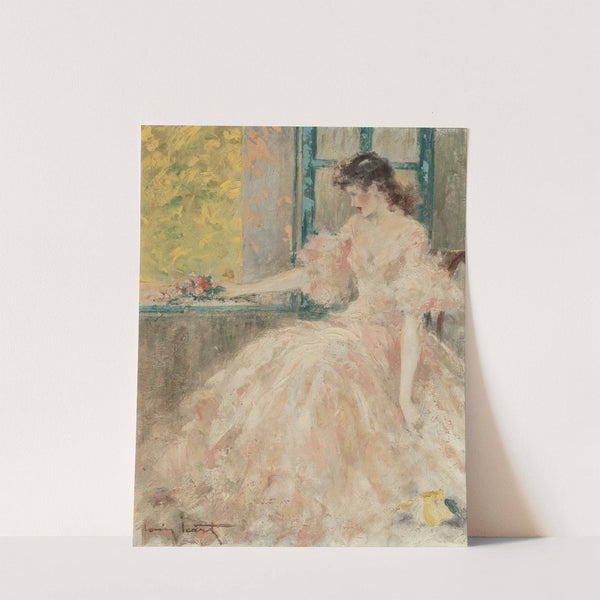 Femme Pensive by Louis Icart
