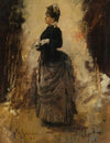 Femme retirant un gant