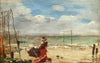 Femme sur la plage
