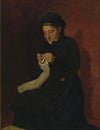 Femme tricotant