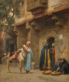 Femmes arabes devant une porte (1878)