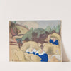 Femmes faisant les foins (Women Making Haystacks) (1889) by Emile Bernard