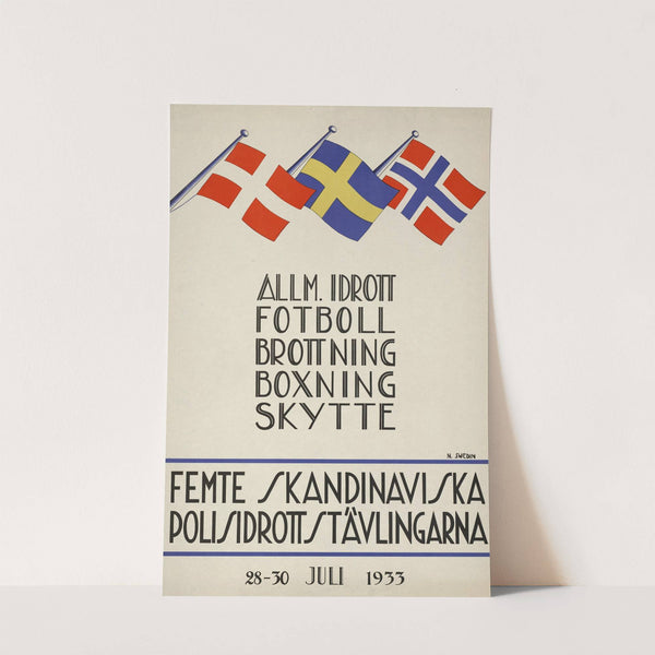 Femte Skandinaviska Polisidrottstävlingarna (1933) by N. Swedin