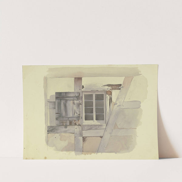 Fenster eines Fachwerkhauses by Jakob Becker