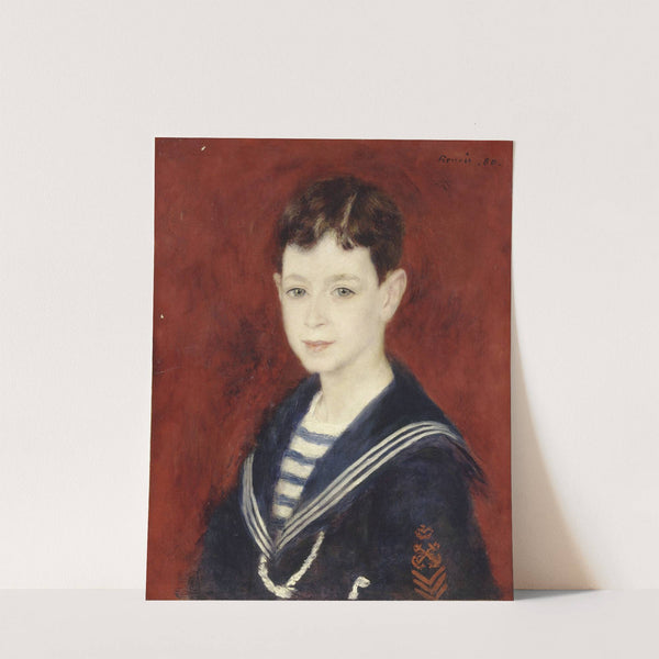 Fernand Halphen as a Boy by Pierre-Auguste Renoir