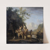 Ferry Boat (1666) by Adriaen van de Velde