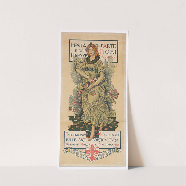 Festa dell’arte e dei fiori Firenze 1896 1897 (1896) by Achille Formilli