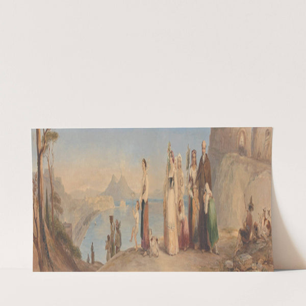 Festa di San Antonio, Bay of Naples (ca. 1840) by Thomas Uwins