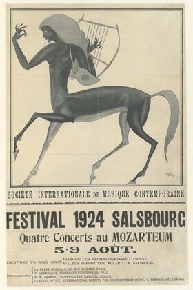 Festival 1924 Salsbourg sic. Société internationale de musique contemporaine (1924)