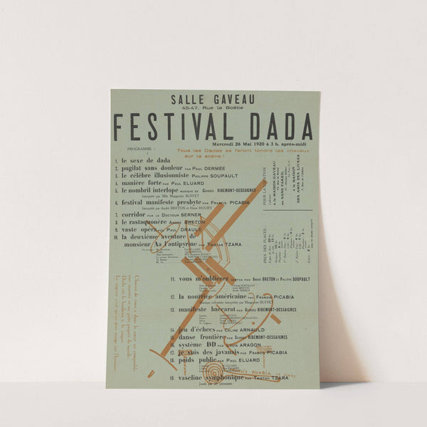 Festival Dada by Tristan Tzara