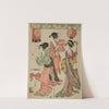 Festivity at a teahouse, from a parody of Chushingura by Chokosai Eisho