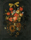 Festoon of flowers and fruit
