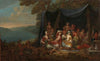 Fête champêtre with Turkish Courtiers under a Tent