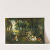 Fête galante in a Wooded Landscape by Jean-Antoine Watteau