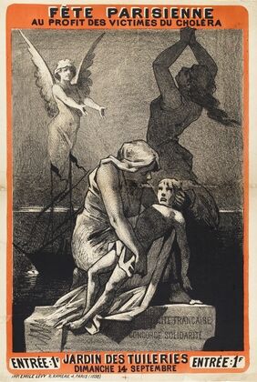 Fete Parisienne Au Profit Des Victimes Du Cholera (1884)