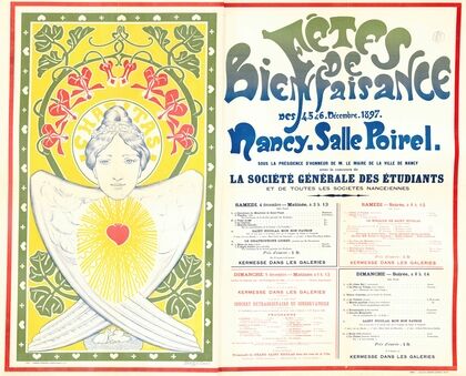 Fêtes de bienfaisance des 4, 5 & 6 décembre 1897 Nancy, salle Poirel (1897)