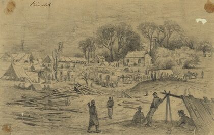 Field hospital of the 5th Corps (Genl. Warren) at Spotsylvania Court House, Va.
