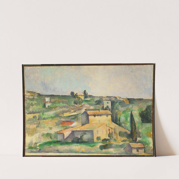 Fields at Bellevue by Paul Cézanne