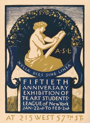 Fiftieth anniversary exhibition of the Art Students’ League of New York