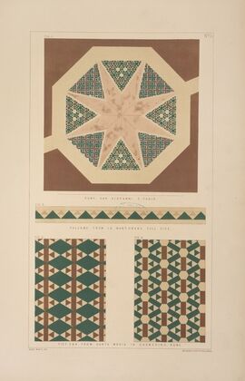 Fig. 1. Rome, San Giovanni, E. Paulo; Fig. 2. Palermo from La Martoranta, full size; Figs. 3. & 4., from Santa Maria in Cosmedino, Rome