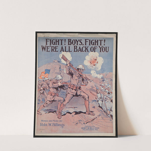 Fight! Boys, fight! We&#039;re all back of you! by Anonymous