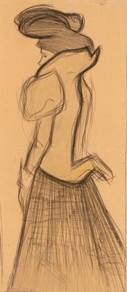 Figura de mujer (Profile of a lady)