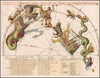 Figura motus quotidiani Cometae observati Neostaii ad Cocharum ad Communie Cap. Schotti (1668)
