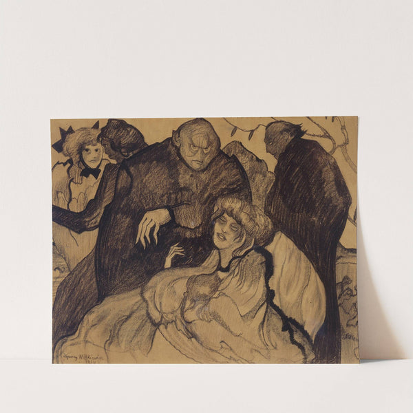 Figural composition (1914) by Stanisław Ignacy Witkiewicz