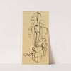 Figural Plan K 1 (Figurenplan K 1) by Oskar Schlemmer
