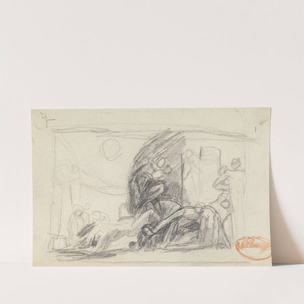 Figure Composition Study by George Romney