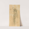 Figure féminine soutenant le corps d’un homme by Ary Ernest Renan