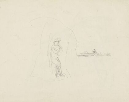 Figure in a grotto