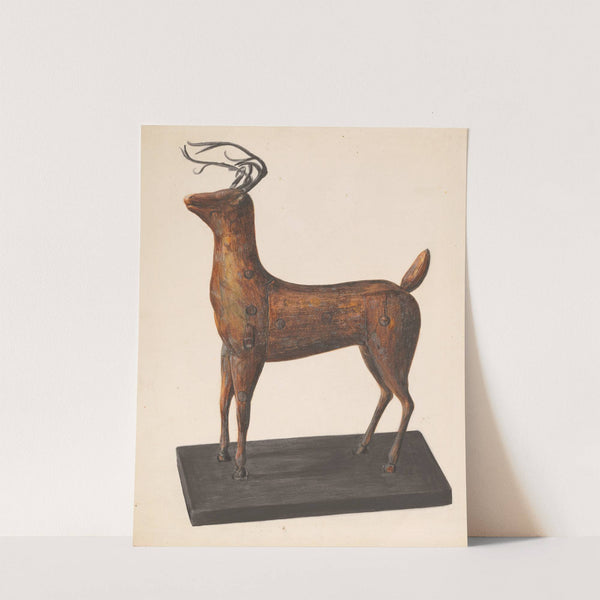 Figure of a Deer (c. 1937) by Mina Lowry