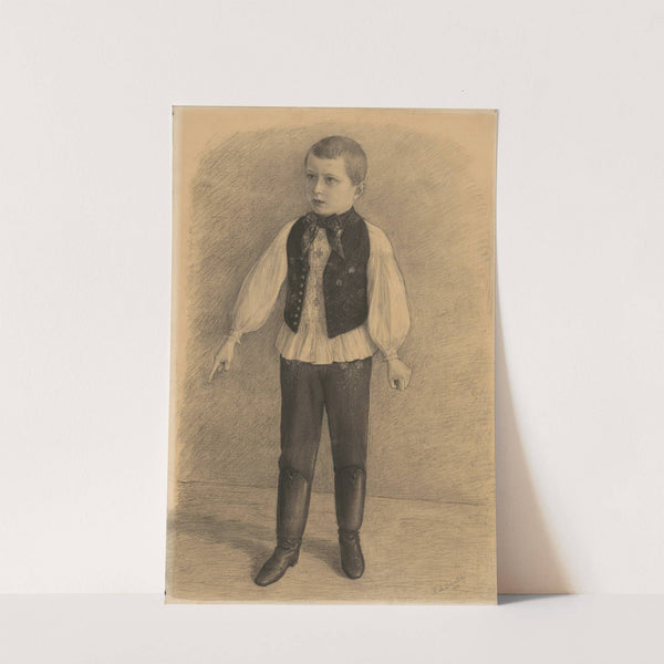 Figure of a Little Boy by Karol Miloslav Lehotský