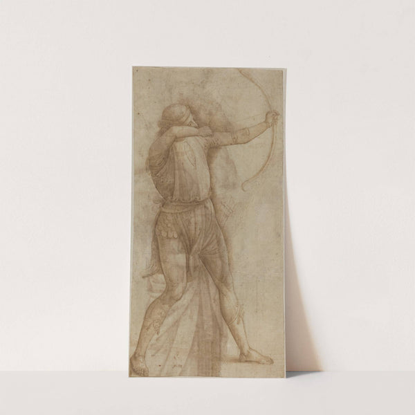 Figure of an Archer (recto) (c. 1500) by Follower of Pietro Perugino