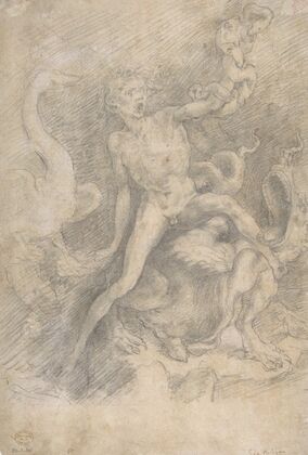 Figure of Fury, after Rosso Fiorentino