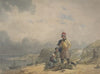 Figure on the seashore