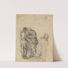 Figure Piece by Domenichino