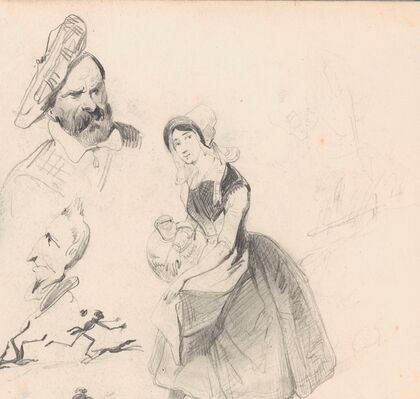 Figure Studies and Caricatures